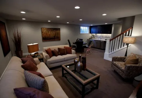 Basement Living Space Remodel in Avon, CT D-Core Experts